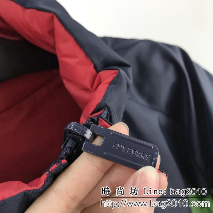 BURBERRY巴寶莉 專櫃同歩 18專櫃限量款 拼色雙面穿羽絨服 秋冬最新款 男款雙面羽絨服 ydi2296